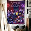 Name Custom Valorant Game Wall Tapestry Aesthetic Wall Hanging Printed Fabric Blanket Decorative Tapestries for Bedroom Living Room Home Decor