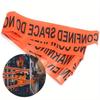 1pack 6m Halloween Warning Caution Tape You Dare Zombie Posters Fright Tape for Zombie Themed Party Halloween Party Decoration