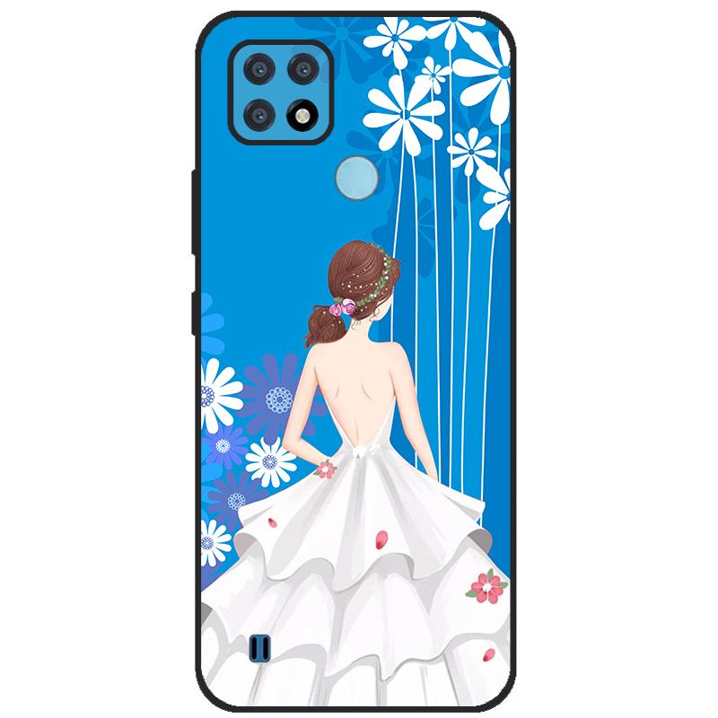 For Realme C21 Case Soft Tpu Silicone Case For OPPO RealmeC21 C 21 Phone Cover Fundas RMX3201 Bumper Case For Realme C21 Cover