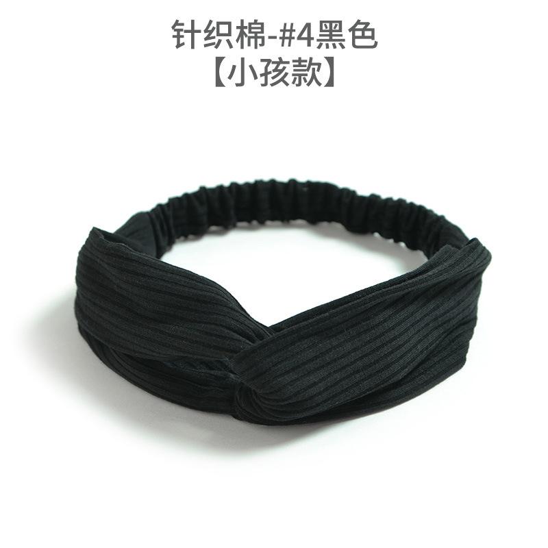 Elastic Crossed Headband Solid Color Knitted Cotton Suede Headband Ladies Hair Accessories Hair Band Headgear