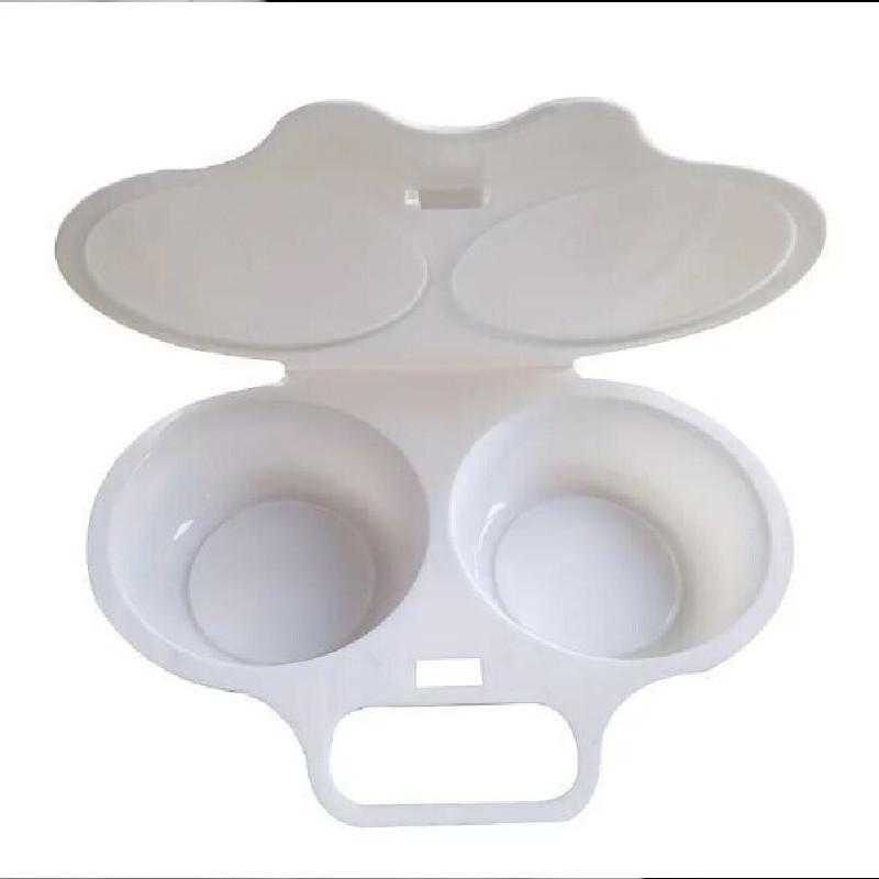 Plastic Egg Microwave Mold Steamer Frying Box Easy Egg Cooker Kitchen Cooking