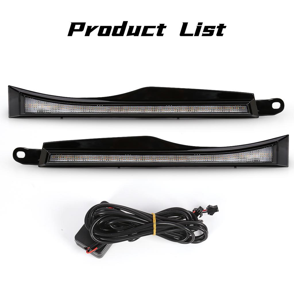 Für Toyota Tacoma 2005 - 2011 Tagfahrlicht LED DRL Blinker Lampe Kühlergrill Lufteinlass Abdeckung