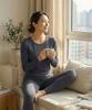 Tesla Heattech Warm Innerwear Set for Thin Long Sleeve Shirt and Long Perfect for and Winter Use Women, Micro-Fleece Lining, Moisture-Wicking,