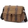 Men's Retro Canvas Hip Hop Crossbody Motorcycle Messenger Bag