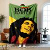 Bob Marley Soft and Comfortable Flannel Suitable for Sofas Living Rooms Outdoor Camping Travel and Also Makes a Great Anniversary Gift