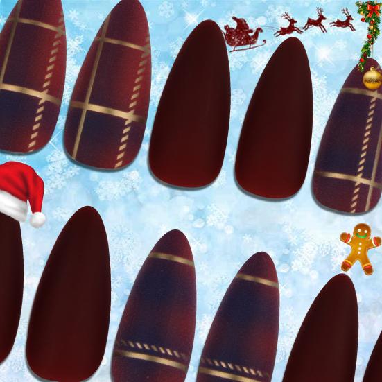 Nail Tip Artificial Quick Building Fully Cover Press On Wearable Fake Full Cover Nail for Female