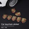 lczcr3 Car Logo Creative Sticker For Car Remote Control Key for Porsche Boxster Cayman Cayenne 911 Macan Panamera courtesy Car Stickers
