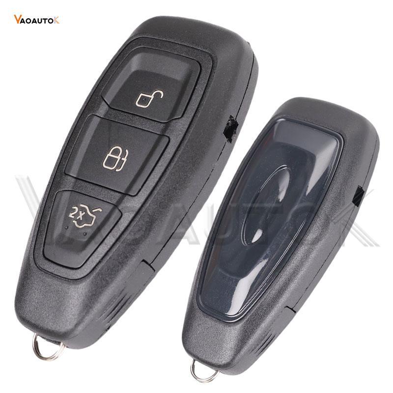 Intelligenter Fernbedienungsschlüssel für Ford Focus Kuga Fiesta C-Max Mondeo B-Max 3 Tasten Keyless Proximity 433MHz ID83 49 Chip HU101 Klinge