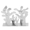 Coral Napkin Holder Iron Art Vertical Napkin Holder Multifunction Metal Napkin Holder Desktop Storage Rack for Bar Hotel