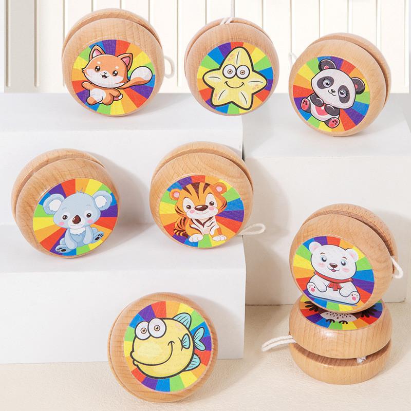Wooden Animal Spinner Toy For Kids Educational And Classic Play