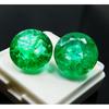 Natural Green Emerald 16.56 Ct Colombian Round Cut CERTIFIED Pair Loose Gemstone MULTTIQ6