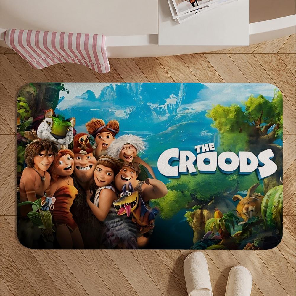 IP-The CroodsS Floor Mat Soft Non-Slip Bath Mat, Bedside Carpet, Absorbent Doormat for Home