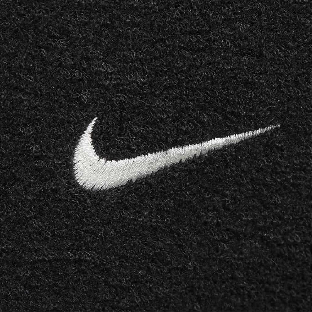 Nike Sportswear Phoenix Plush Solid Logo High Waist Wide Leg Fleece Knit Sweatpants Women Bottoms Black FN3622-010