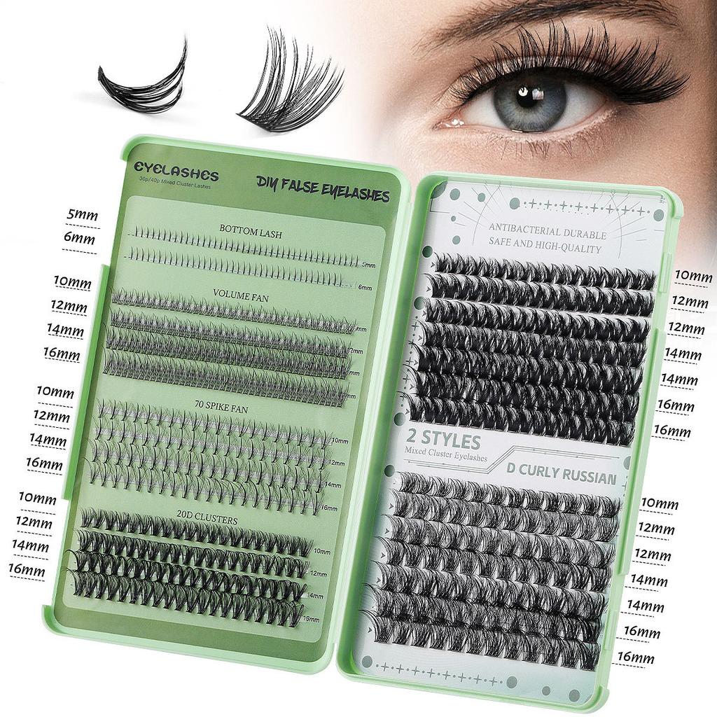 Diy Single Tuft Eyelash Book False Eyelashes Natural Thick D Song Segmented Grafting Eyelashes