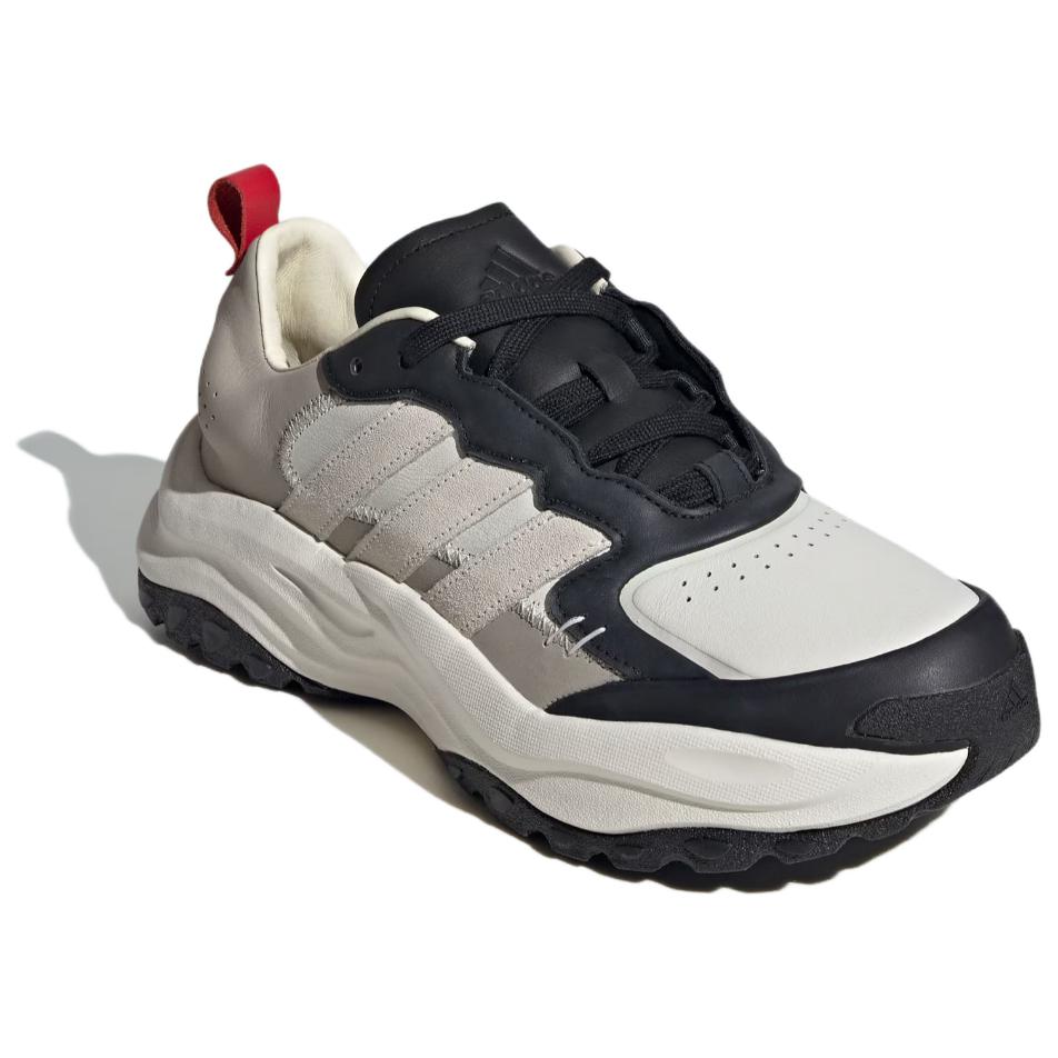 Adidas Maxxwavy Leather Comfortable Versatile Low-Top Dad Shoes Unisex Sneakers White Black Gray IF9267
