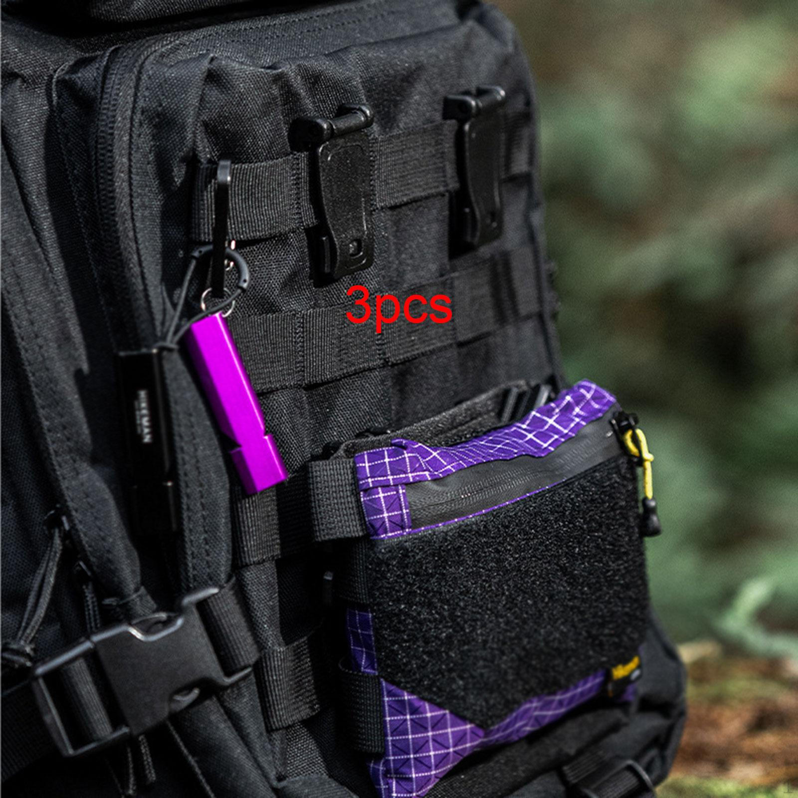 

3 Pieces Backpack Webbing Connecting Buckles Outdoor Bag Connector Professional Durability