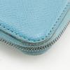 HERMES Azap Silk in Long Purse Blue Dunol light blue Epsom Women Used