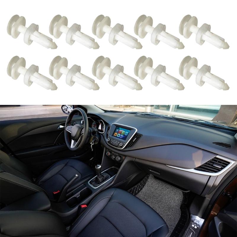 20x Time Saving Car Trim Installation Clips Secure Snap Fit Design Premium Plastic Interior Accessories For C1500 C2500