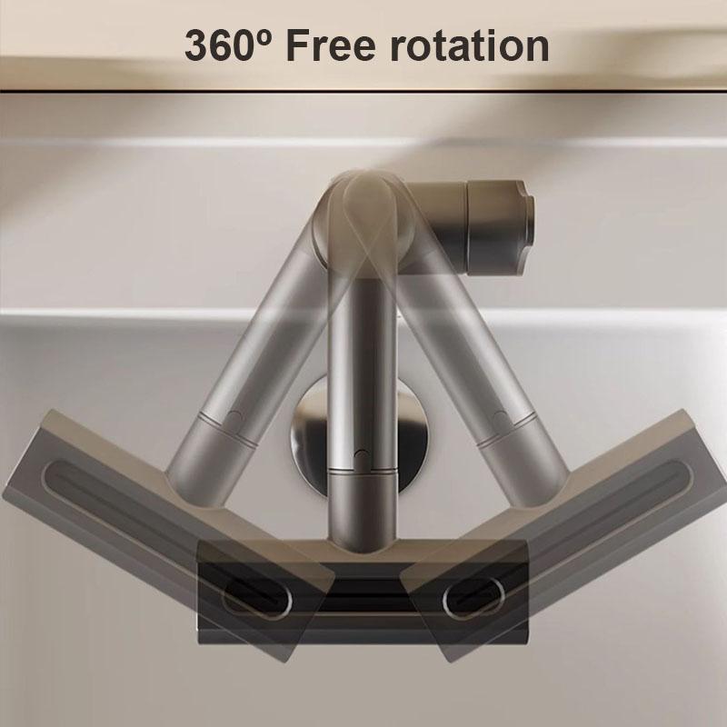 4 Mode Stainless Steel Basin Faucet Bathroom Faucet Mixer Tap Grey/Chrome Wash Basin Faucet Single Handle Hot and Cold Faucet