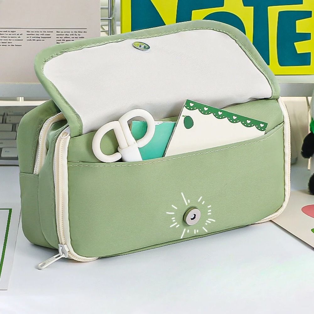 With Front Pocket Panda Pencil Cases Multifunctional Stationery Storage Bag  School Supplies