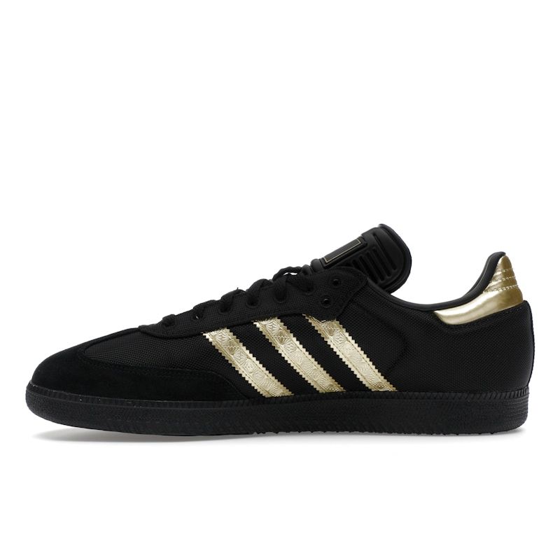 Adidas Samba OG 2025 Mexico Kit Unisex Sneakers Black Core-Black Gold-Metallic JH5656
