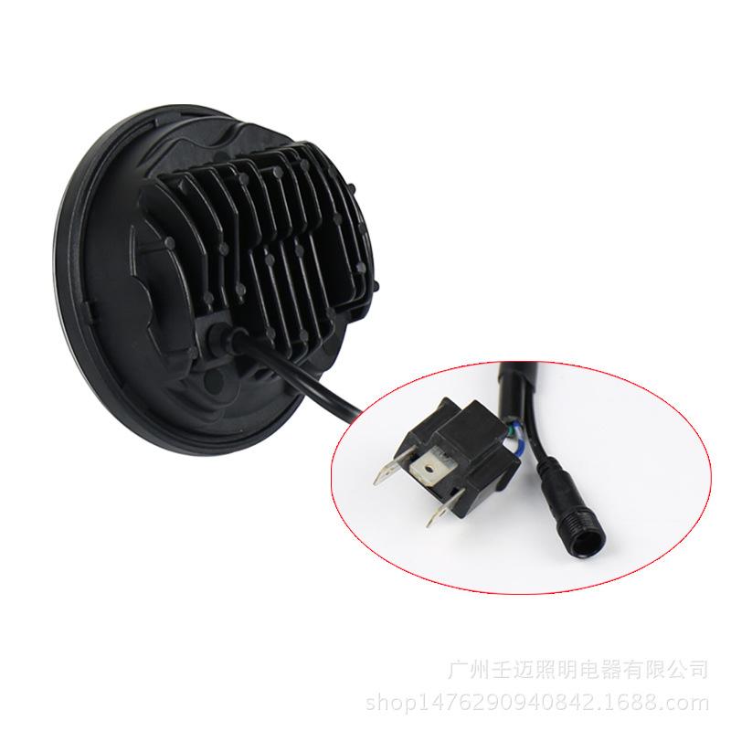 5.75-Inch RGB Harley Motorcycle Headlight, 40W High Brightness for European & American Models