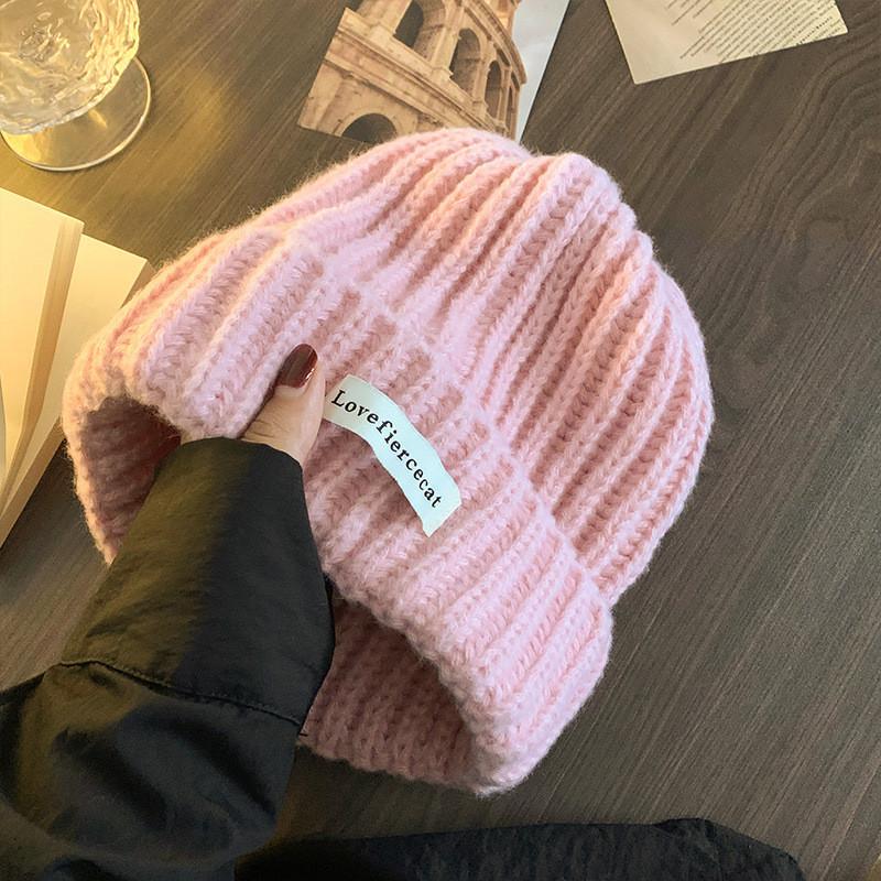 Cozy And Stylish Japanese Knit Slouchy Beanie Hat For Autumn And Winter Wear