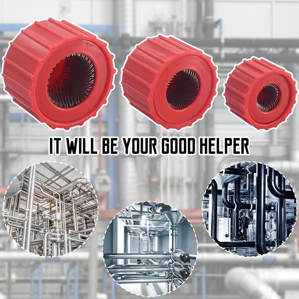 Copper Pipe Cleaner For Drill Deburring Brush For Tube Efficient Copper Pipe Cleaner For Garage Industrial Soldering Household