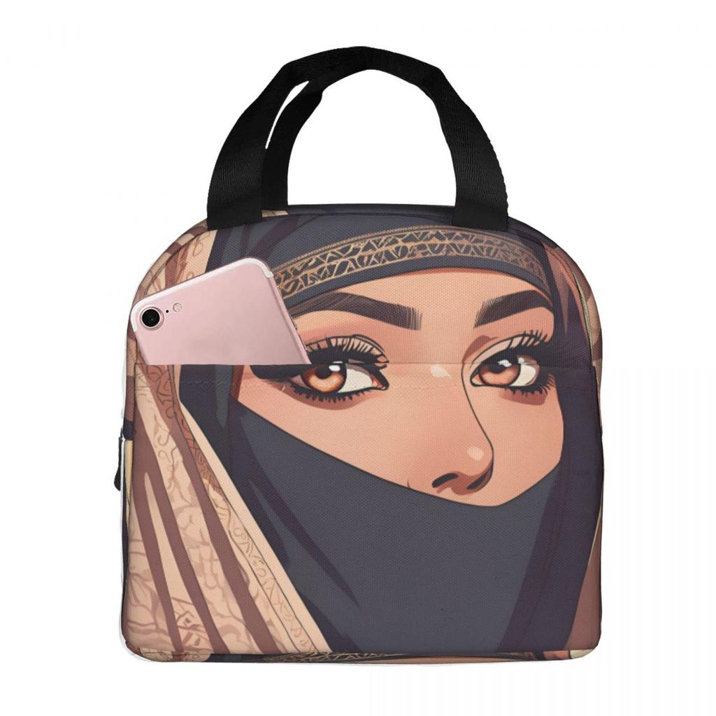 Saudi Women Insulated Lunch Bag for Women Kids Leakproof Food Boxes Thermal Lunch Box Tote