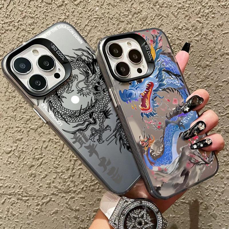 Luxury Dragon Totem Anti-drop Armour Case For  Redmi Note 13 12 11 Pro Plus 5G 12S 11S 10S Pro Redmi 13C 12C 13 14C Cover