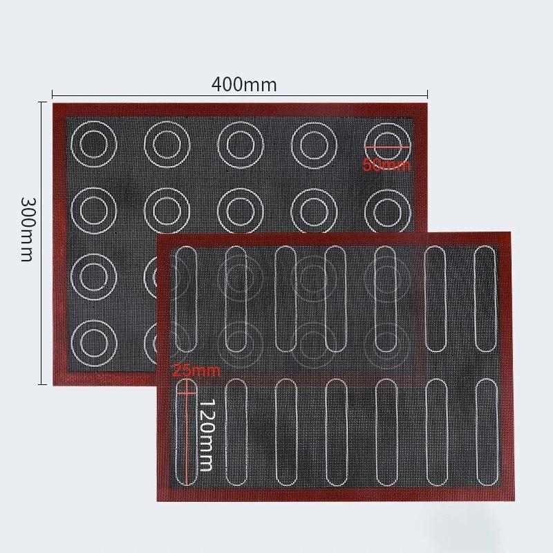1 Pcs Perforated Silicone Baking Mat Non Stick Reusable Oven Liner for Bread Macaron Cookie Baking Kitchen Tool