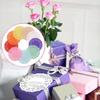 Small Round Paper Doilies, 180 Pcs 3.5 Inch Colored Lace Paper Doilies Mini Paper Doilies Disposable Paper Placemats Round Lace Doilies for Tables,
