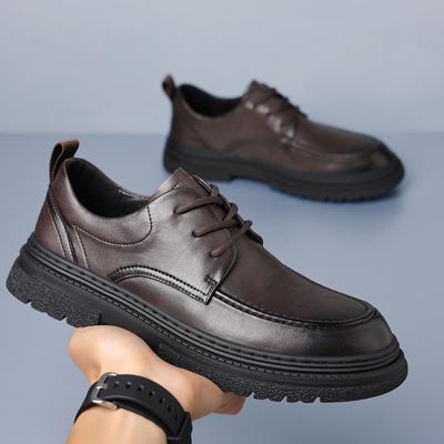 Herren Lederschuhe zum Schnüren Outdoor Herren Anzugschuhe Business Casual Schuhe Klassische Weiches Leder Hombre Atmungsaktive Herren Slipper