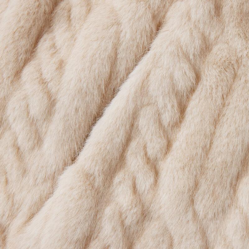 Pasit Women's New Chinese Style Faux Fur Coat