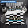 3-delige Zachte Beddengoedset met United Crest Print, Inclusief 1 Dekbedovertrek En 2 Kussenslopen Perfect voor Slaapkamer, Studentenkamer, Fan cadeau