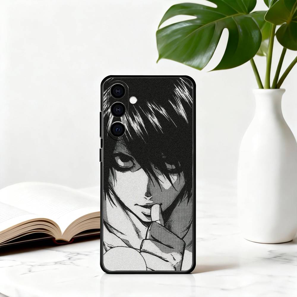 D-Death N-Note L Lawliet-DNLL Phone Case For Samsung Galaxy A73,A72,A71,A70,A53,A52,A51,Others Soft Black Cover