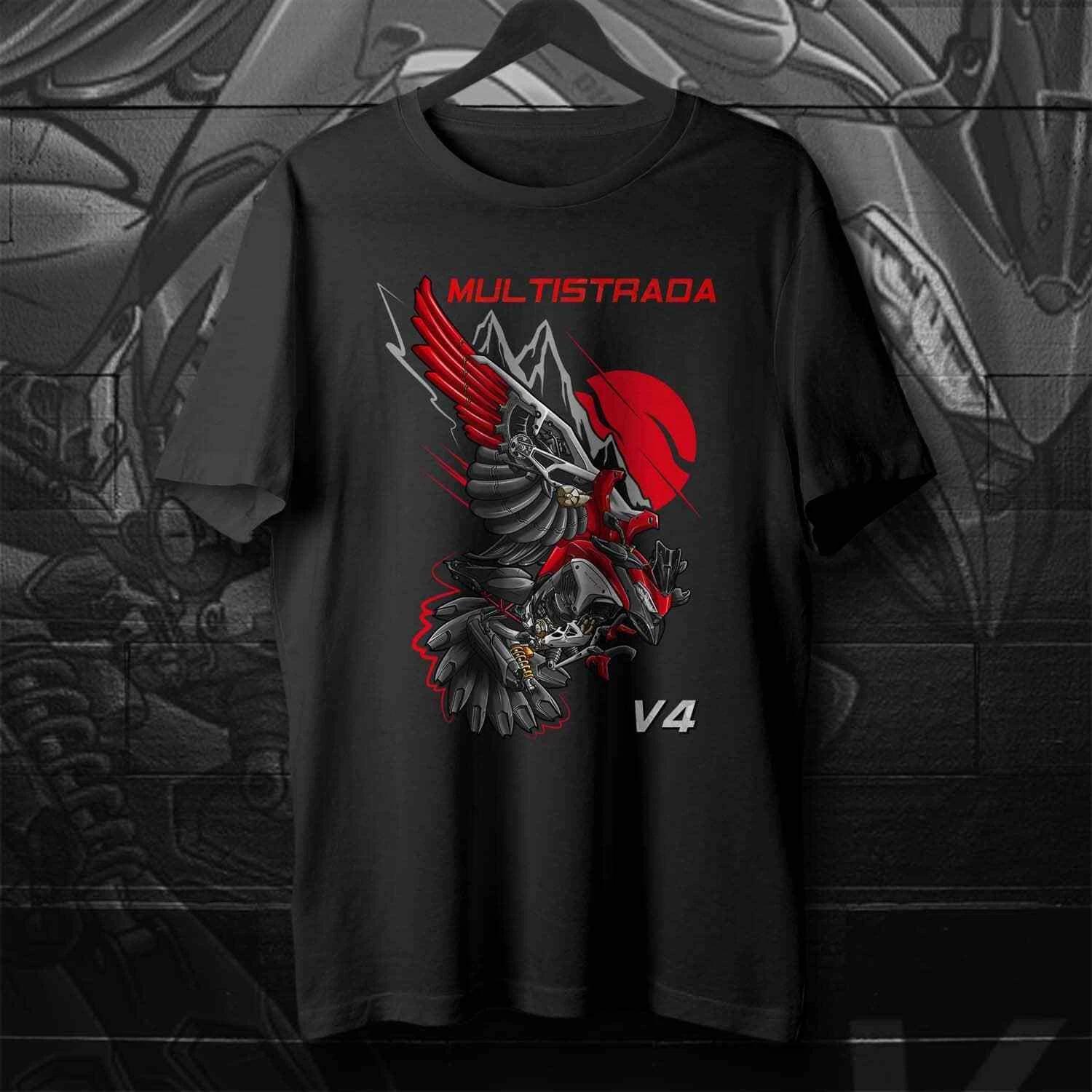 

Ducati Multistrada V4 V4S Motorcycle T shirt for Adventure Riders S