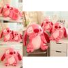 Adorable Pink Stitch Plush Doll Cute Bear Toy Soft Stuffed Animal Gift For Girls