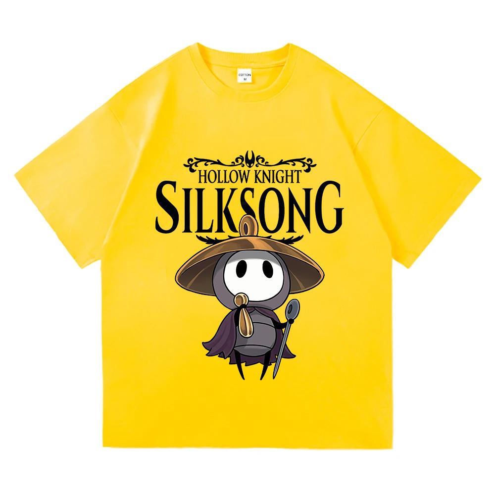 Lustige Sherma Song T-Shirts Hollow Knight Silksong Spiel Zitat T-Shirts Harajuku Cartoon Print T-Shirts Unisex Baumwolle Freizeitkleidung