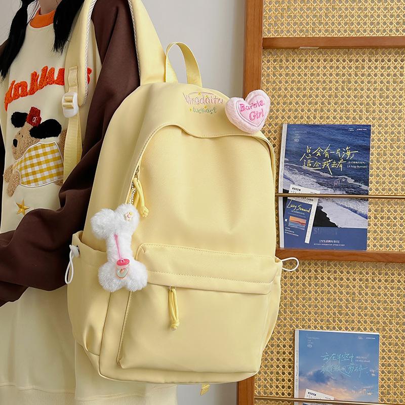 Children's Schoolbags Elementary School Girls Junior High School Students High Looking Girls Letters School Backpack