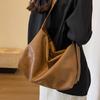 Veske med stor kapasitet dame høst allsidig ny mote skulderveske messenger bag tekstur pute tote bag