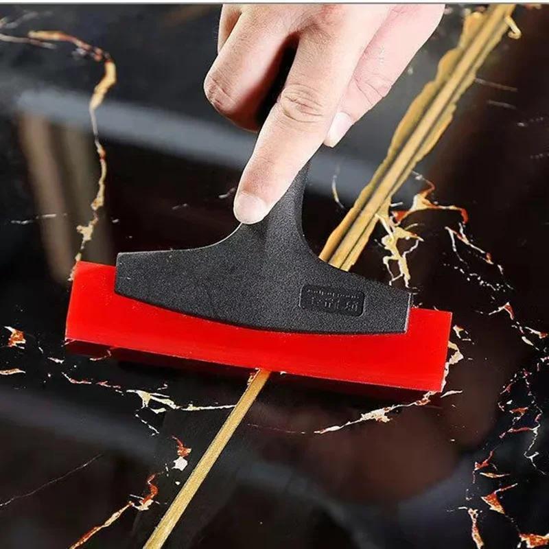 Multifunction Silicone Cleaning Scraper Shovel Tile Gap Filling Tool Grout Scrapers Car Film Glass Water Snow Ice Trowel Remover.