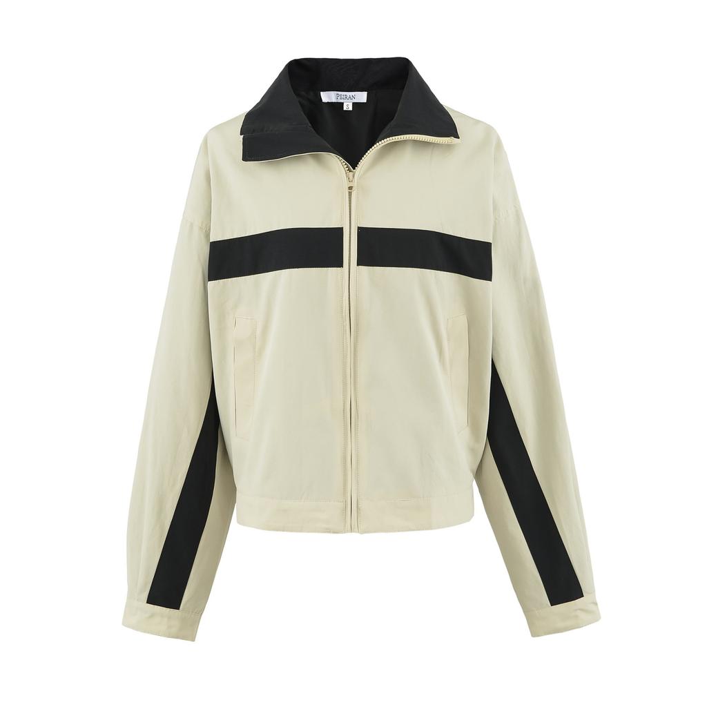 European and American Style, New Women's Clothing, Fashionable, Casual, Versatile, Fashionable and Foreign Style, Color Matching Coat