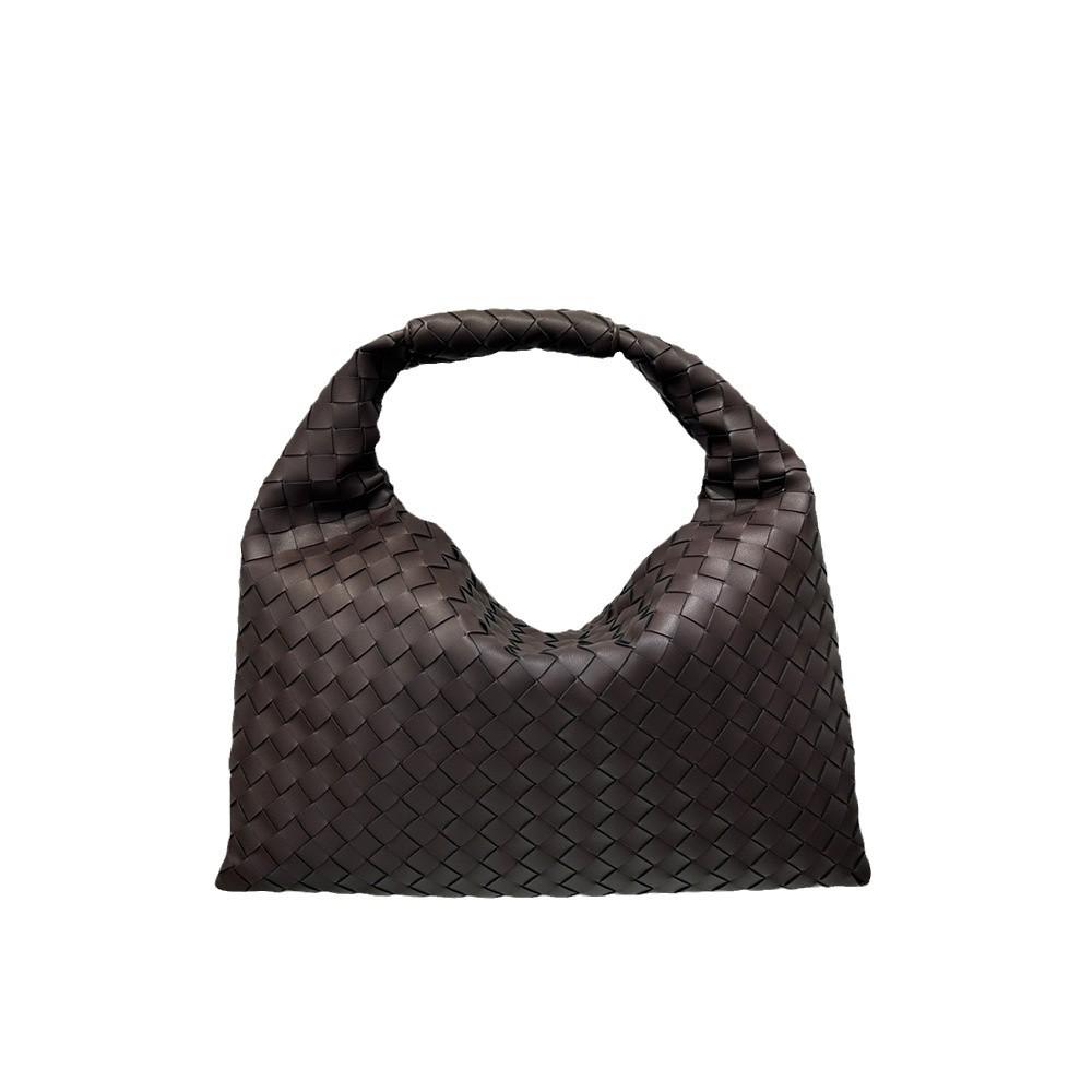 Genuine Leather Hand-Woven Underarm Bag - Stylish, Versatile, High-Quality Cowhide Shoulder Bag for Women