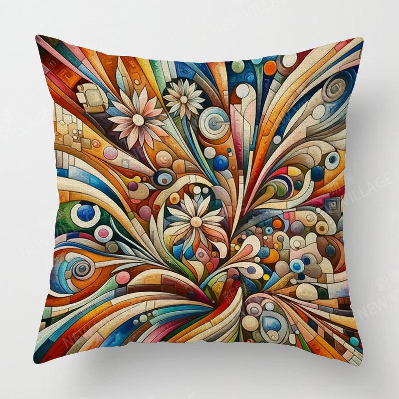 Tropical plant pattern cushion set bedroom cafe decor ins style living room sofa pillow set Throw pillowcase 40x40cm 45x45cm