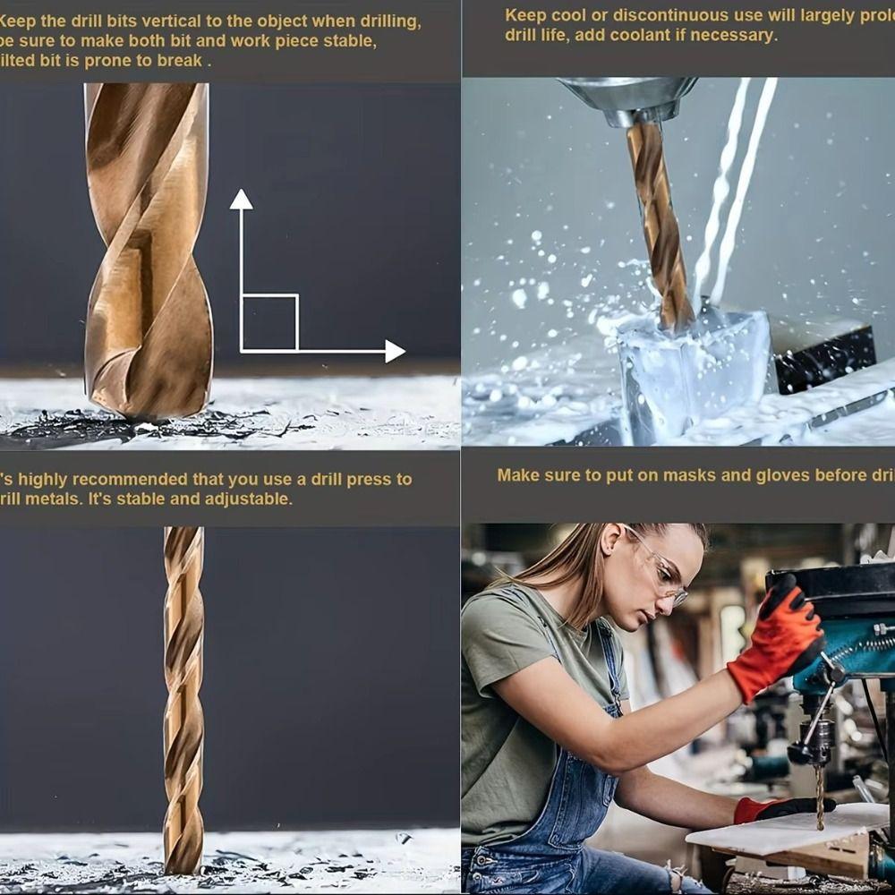 High-Speed Steel HSS Bit Straight Handle Wood Drill Bit Twist Drill Bit