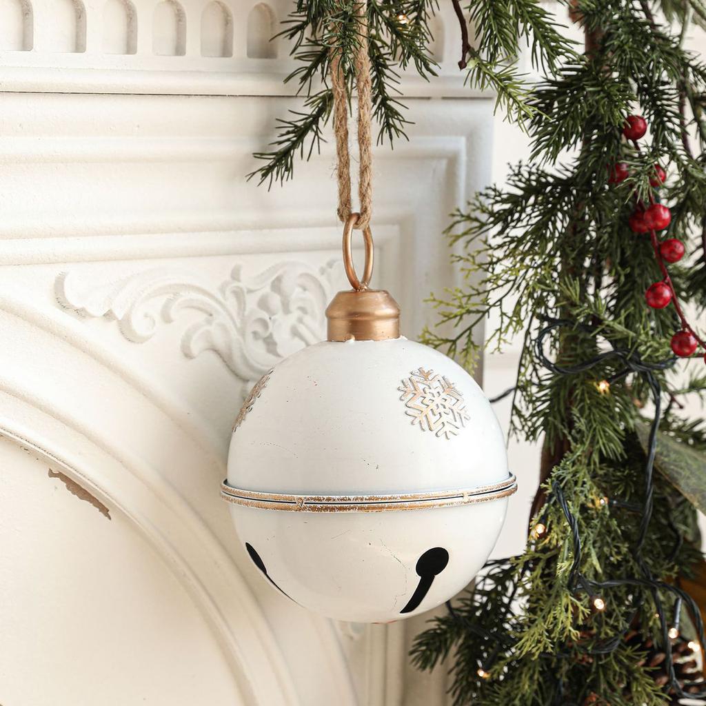 Christmas Bell Decoration Iron Atmosphere Large Ornaments To Decorate The Christmas Tree Creative