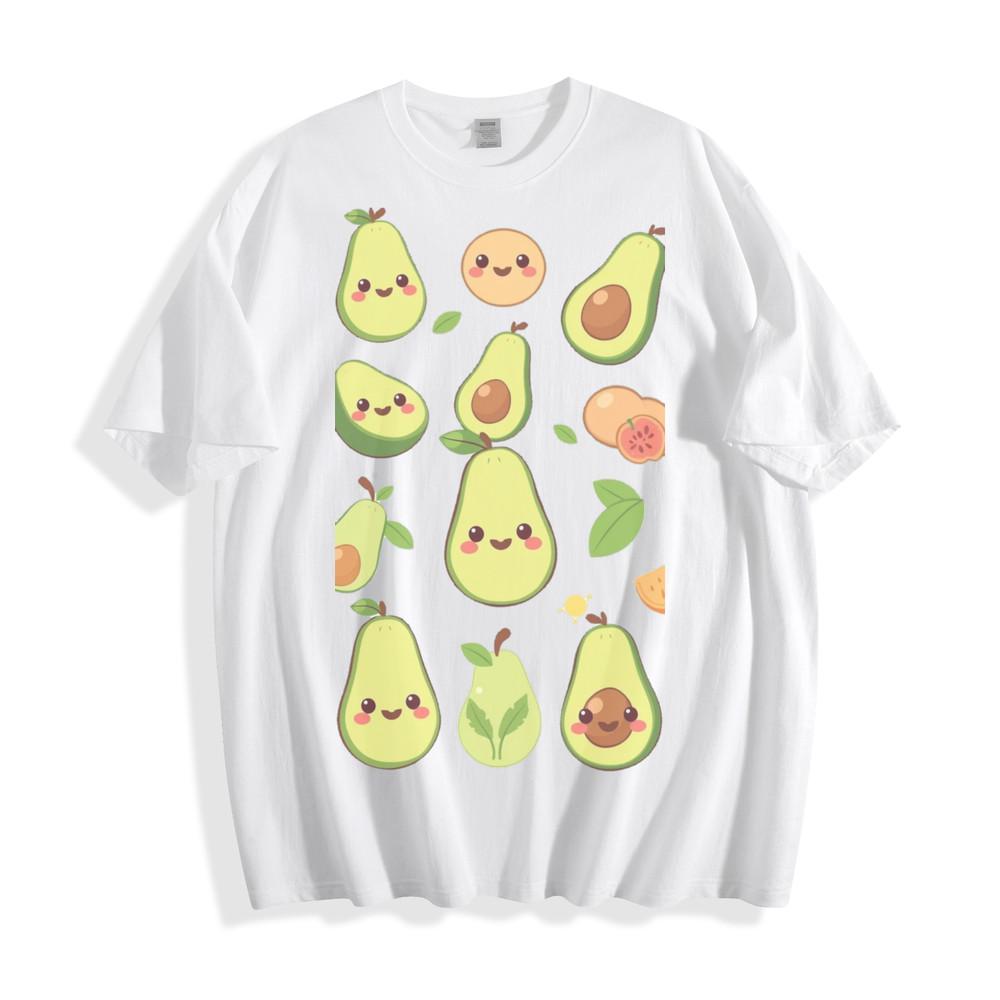 Creamy Avocado Joy T-Shirt - Fresh Green Delight Unisex Tee