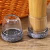 Furniture Table Leg Covers Protectors Chair Leg Caps with Felt Pads Reduce Noise Silicone Round Non Slip Scratch Floor Sliders
