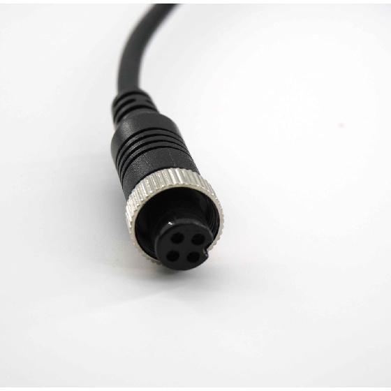 4-pin Aviation Extension Cable (16FT/5M) Backup car Video 4PIN Aviation Connector Cable, Suitable for Automobile Camper Van Passenger car Trailer RV